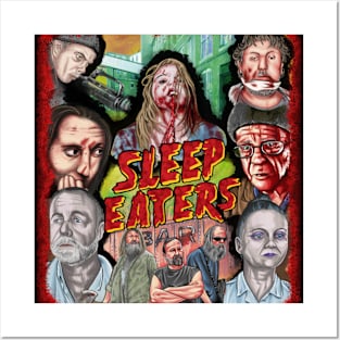 Original "SLEEP EATERS" Poster Design (Variation 2) Posters and Art